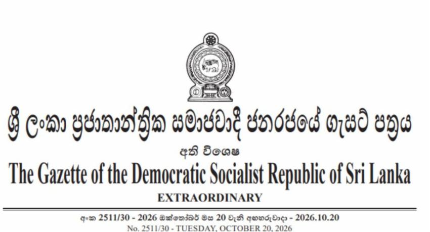 Gazette Amends Standing Orders on Imprisoned Monks